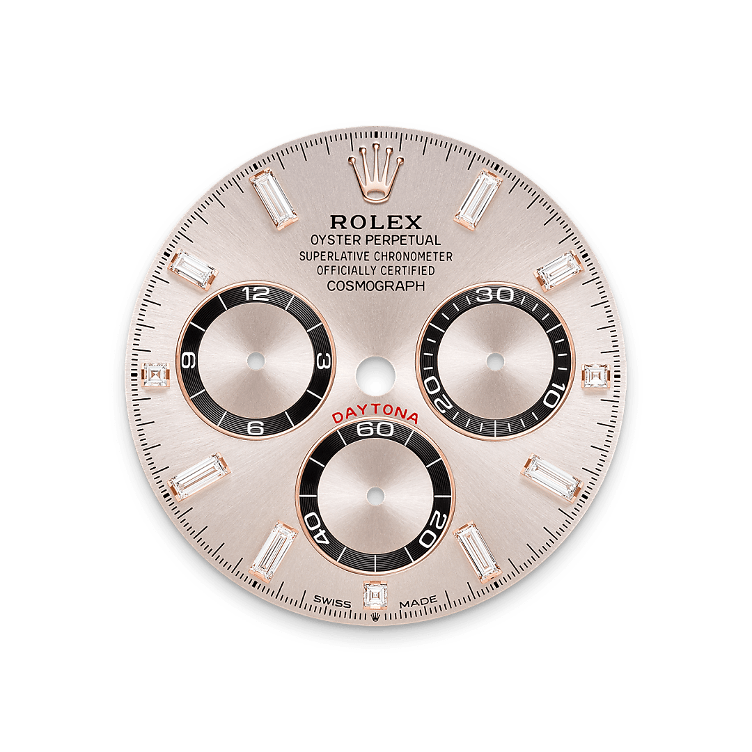 Rolex Cosmograph Daytona in 18 ct Everose gold with lugs set with diamonds, M126535TBR-0002 - Bucherer