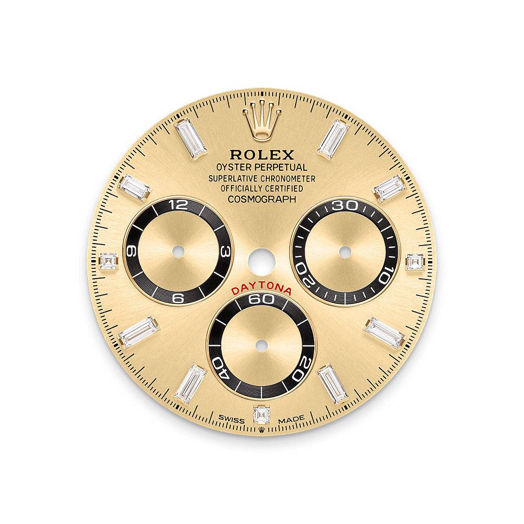Rolex Cosmograph Daytona en Or jaune 18 ct et cornes serties de diamants, M126538TBR-0004 - Bucherer