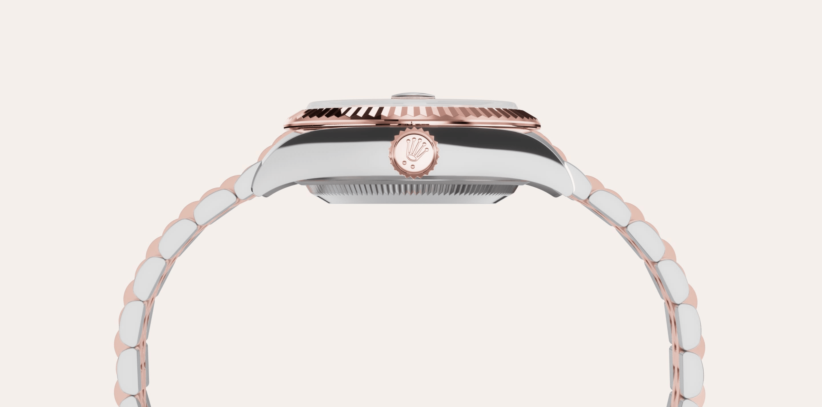 Rolex Lady-Datejust 28
in Everose Rolesor - combination of Oystersteel and Everose gold, M279171-0007 - Bucherer