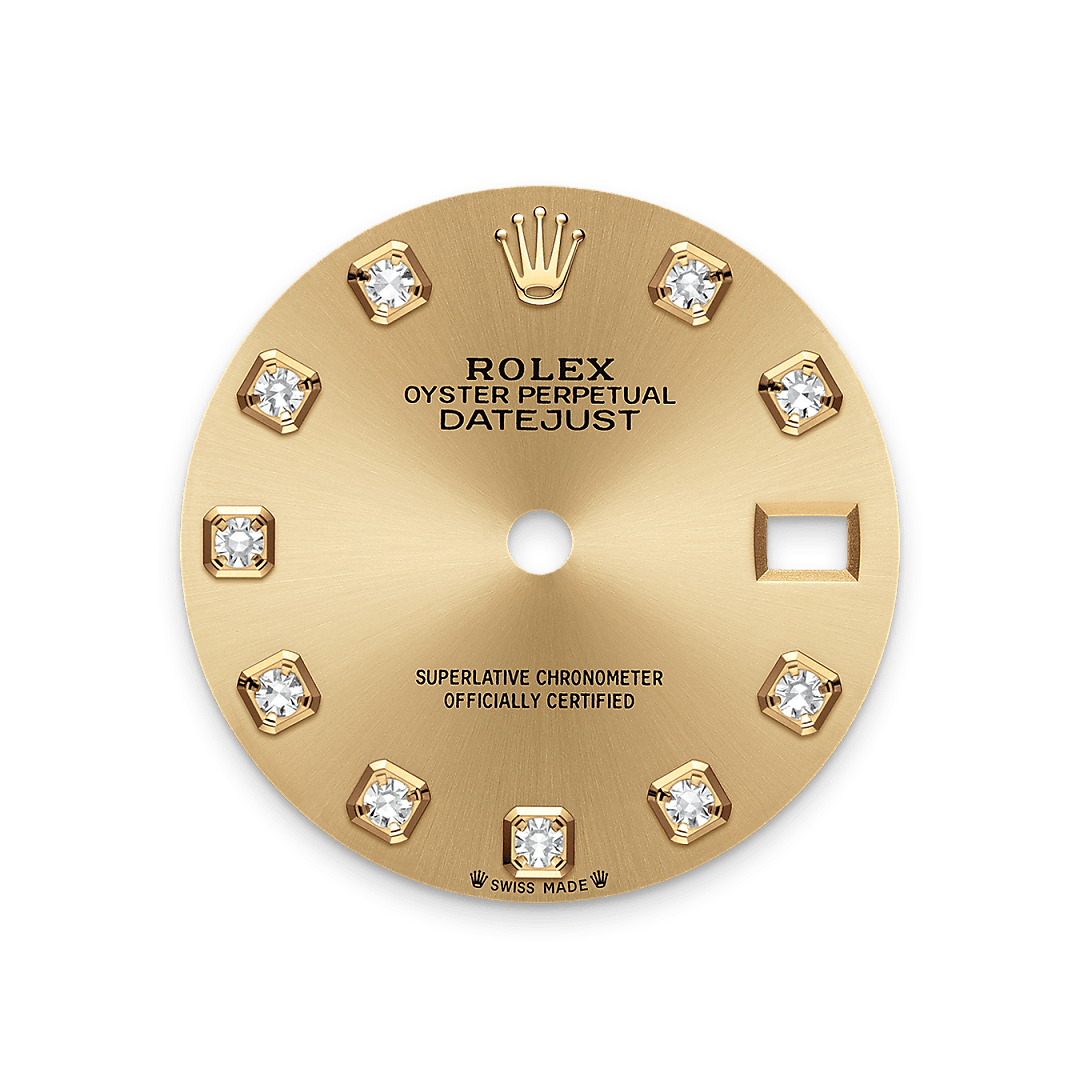 Rolex Lady-Datejust 28
i Gul Rolesor - kombination af Oystersteel og 18 karat gult guld, M279173-0012 - Bucherer