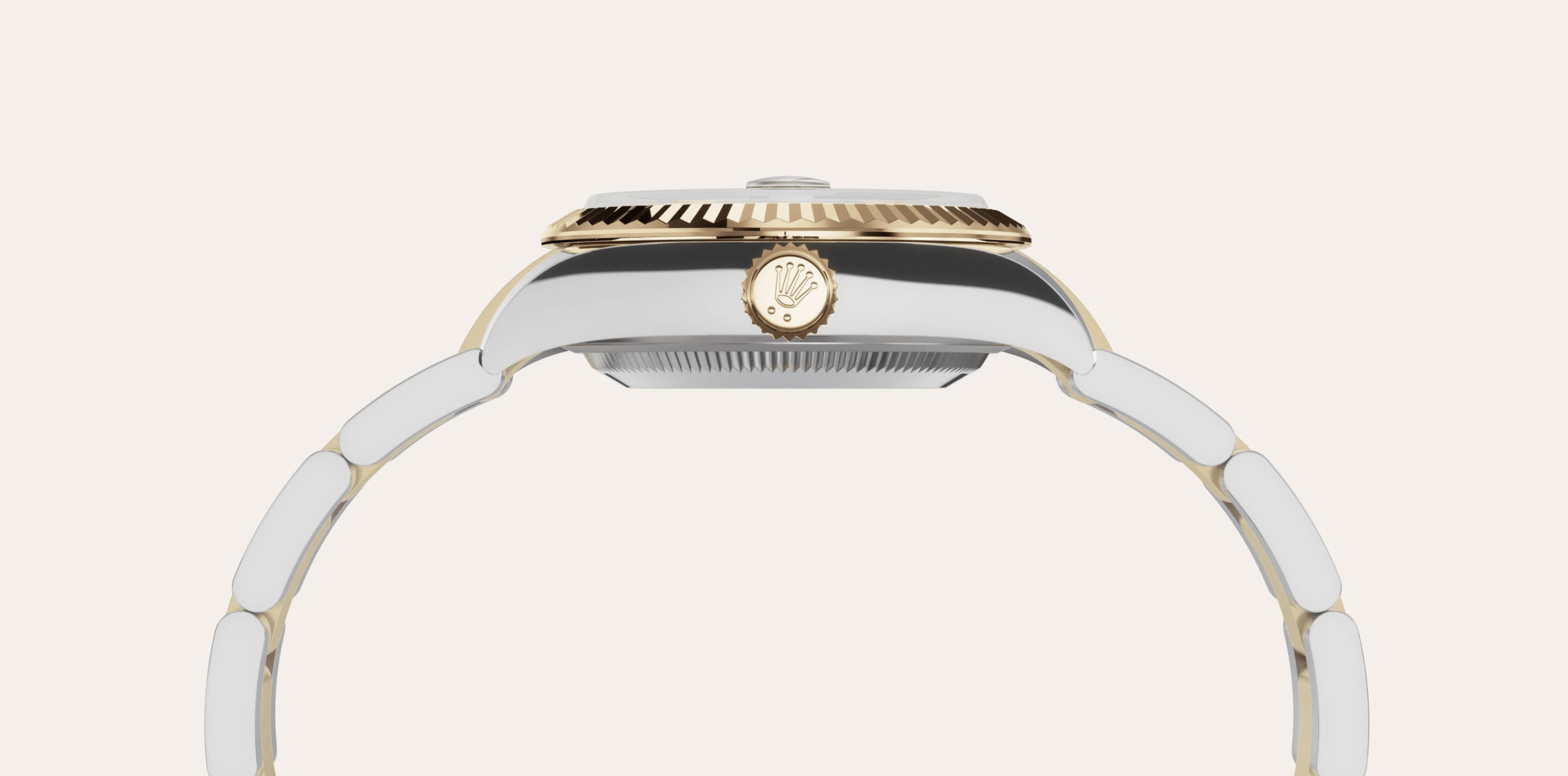 Rolex Lady-Datejust 28
i Gul Rolesor - kombination af Oystersteel og 18 karat gult guld, M279173-0012 - Bucherer