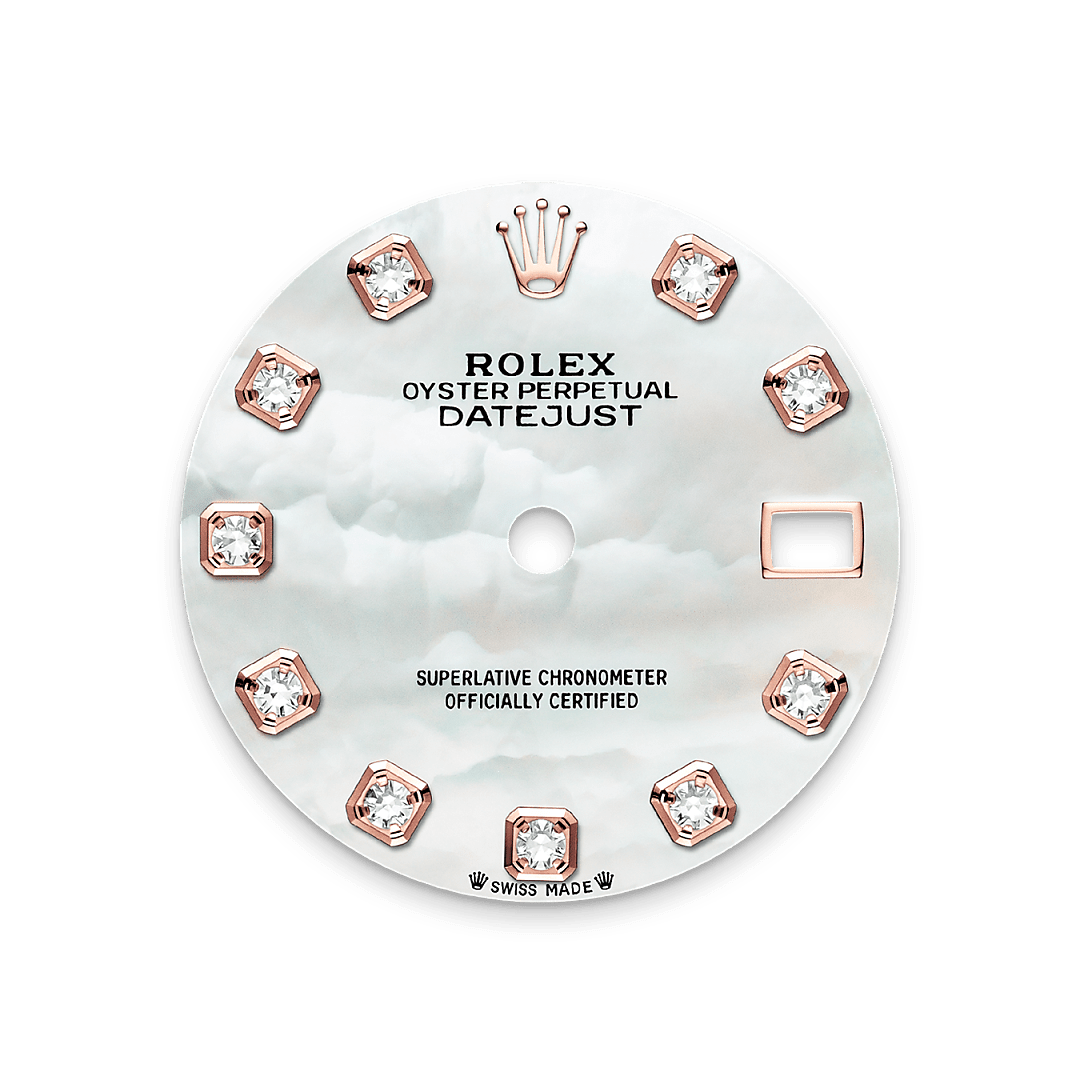 Rolex Lady-Datejust 28
in Everose Rolesor - combination of Oystersteel and Everose gold, M279381RBR-0013 - Bucherer