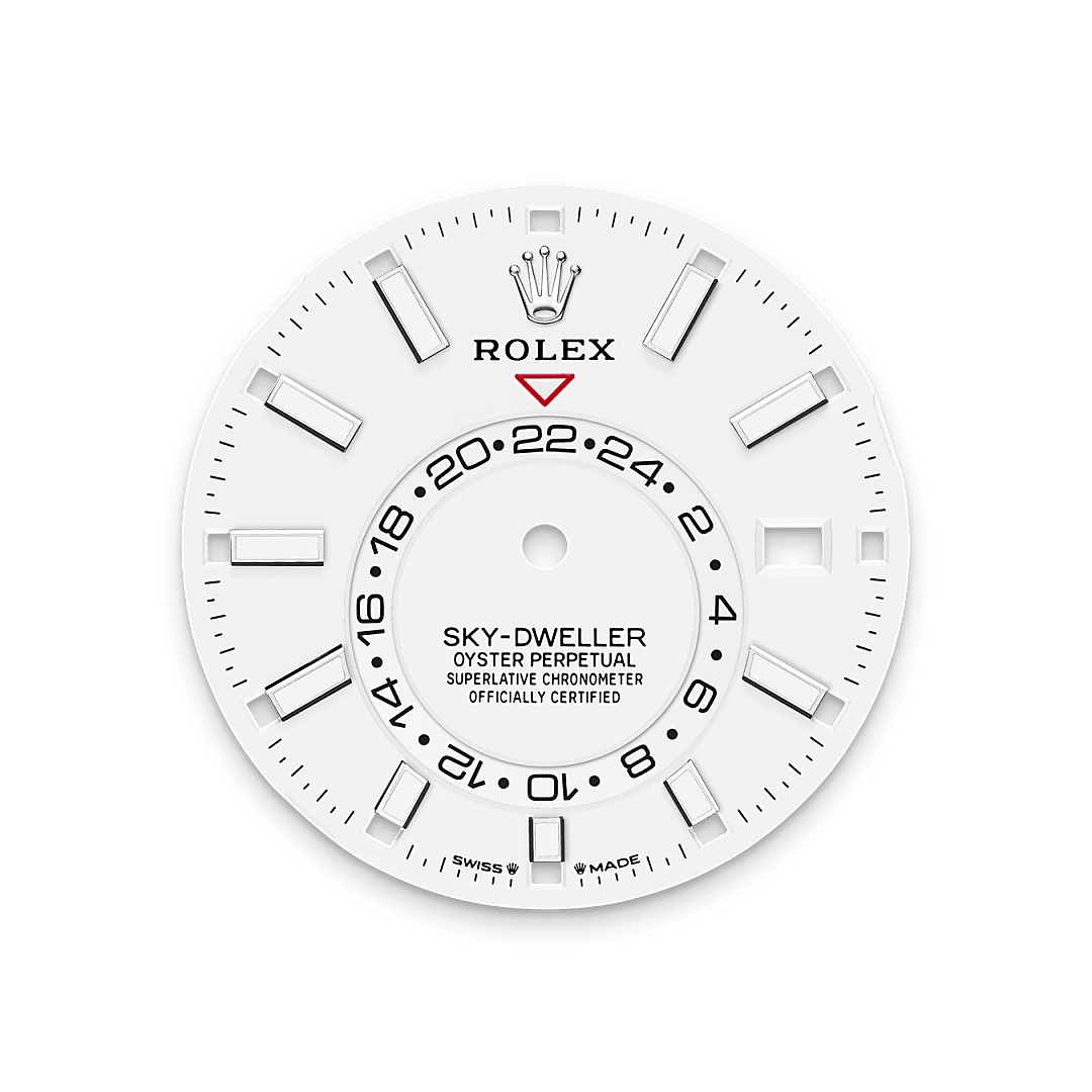 Rolex Sky-Dweller in Rolesor weiß (Kombination aus Edelstahl Oystersteel und Weißgold), M336934-0004 - Bucherer