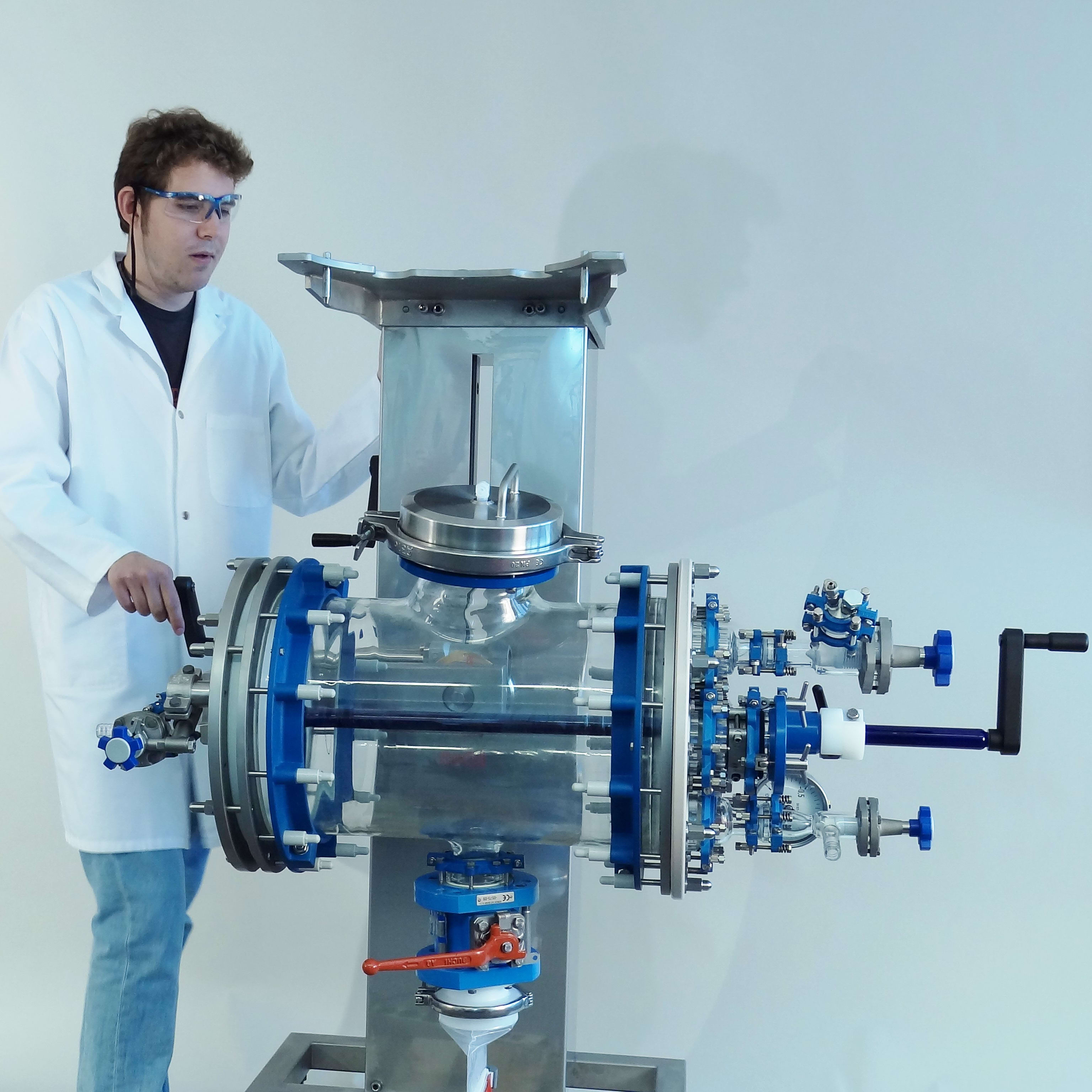 Basculamento del filtro ad alto contenimento Basculamento del filtro ad alto contenimento