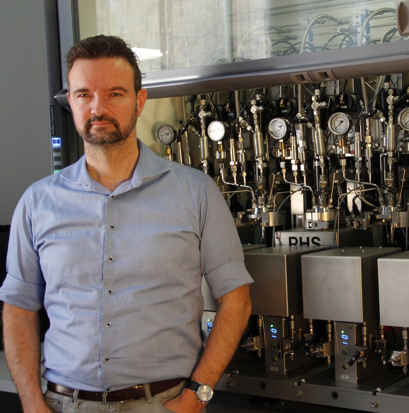 Dr. Markus Stöckli, Head of the Dottikon ES High-Pressure Lab Dr. Markus Stöckli, Head of the Dottikon ES High-Pressure Lab
