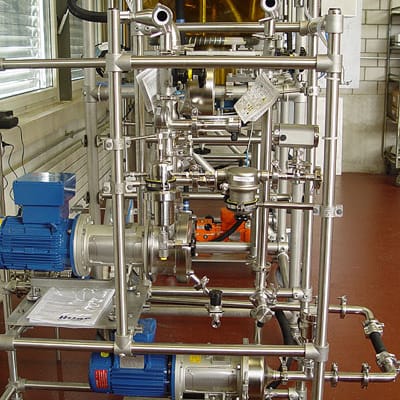 piping with circulation pumps, skid mounted piping with circulation pumps, skid mounted