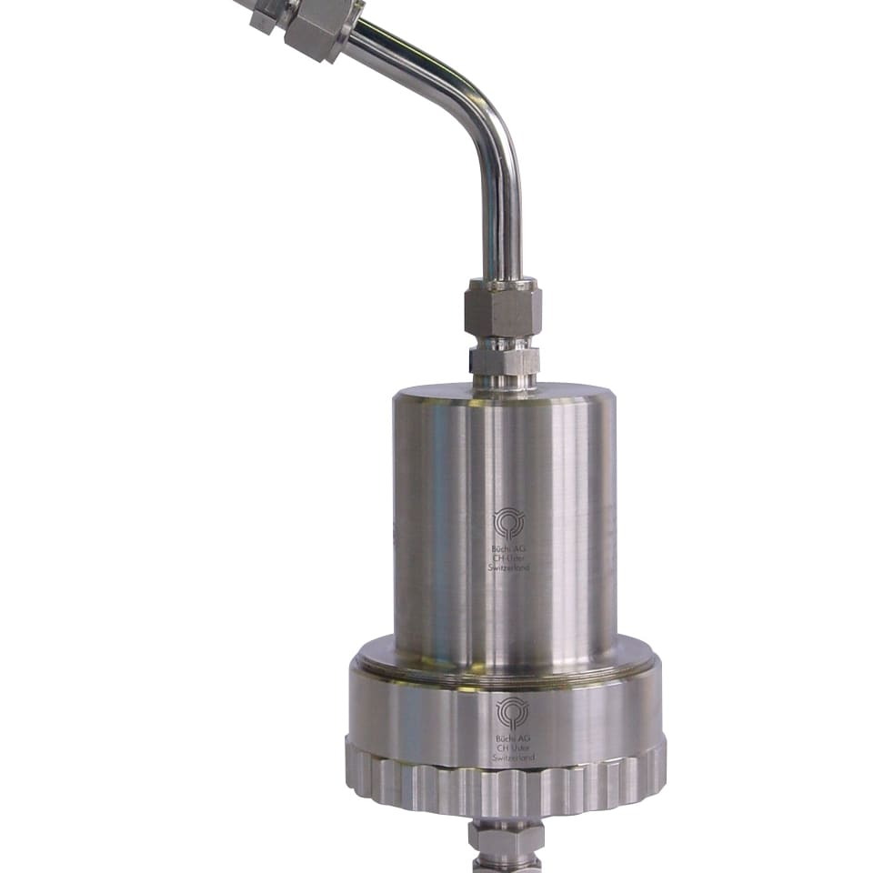 Druckfilter zum Anschluss an den Druckreaktor Druckfilter zum Anschluss an den Druckreaktor