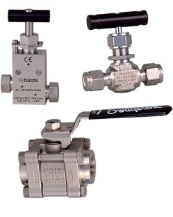 Needle valves, ball valves for high temperature, high pressure applications Needle valves, ball valves for high temperature, high pressure applications