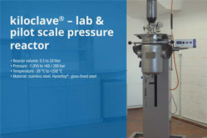 kiloclave® - Pressure reactor for laboratory and pilot plant