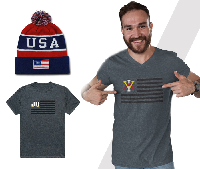 W Republic USA Flag Design