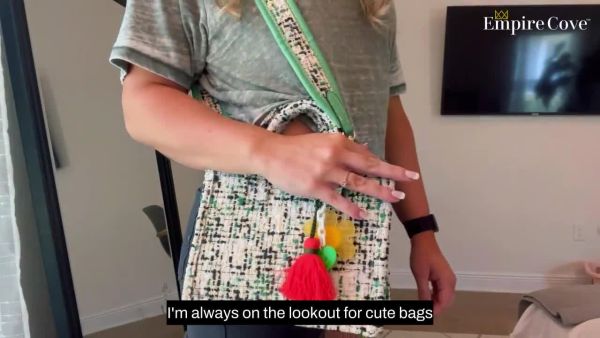 Empire Cove Stylish Mini Tote Bags with Tassels Purse Handbags Satchel Bag - Video