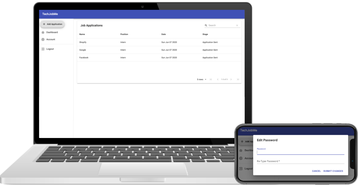 Laptop and Mobile previews