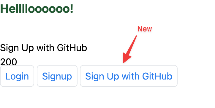 basic-django home page with github link