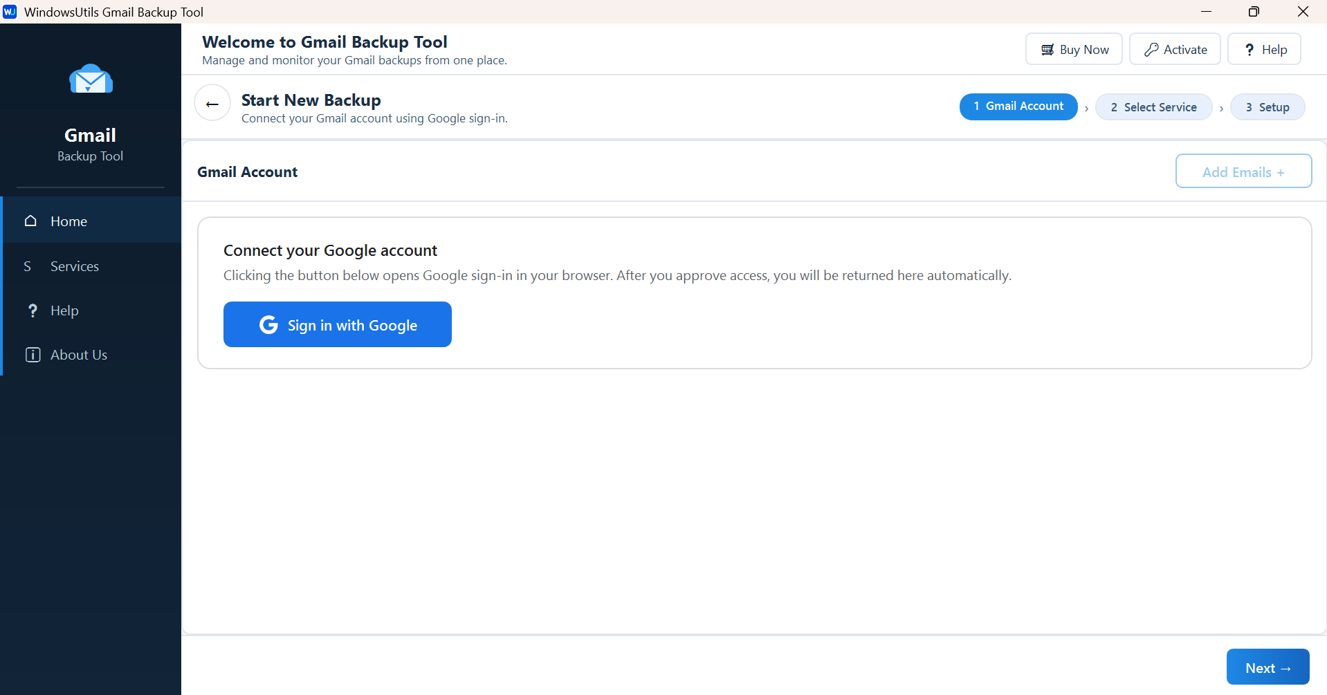 Gmail Backup Tool - 