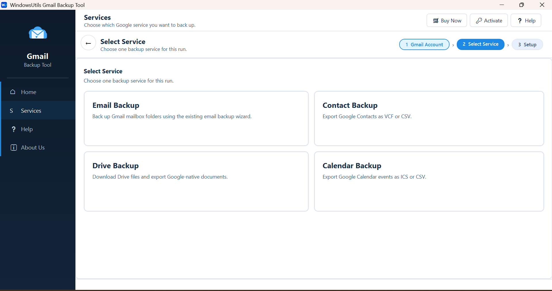 Gmail Backup Tool - 
