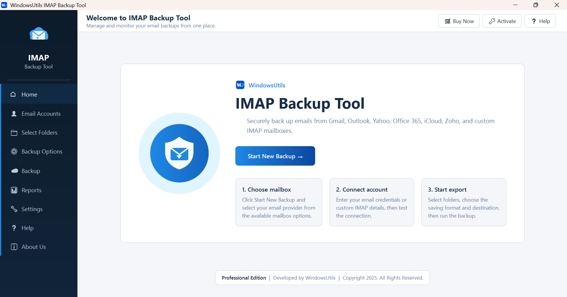 How to Backup IMAP Emails Step-by-Step