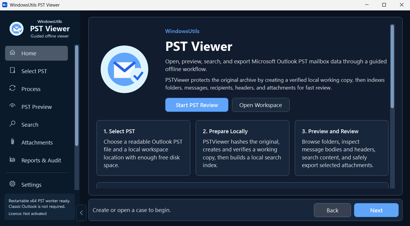 PST Viewer Pro - Show File Data