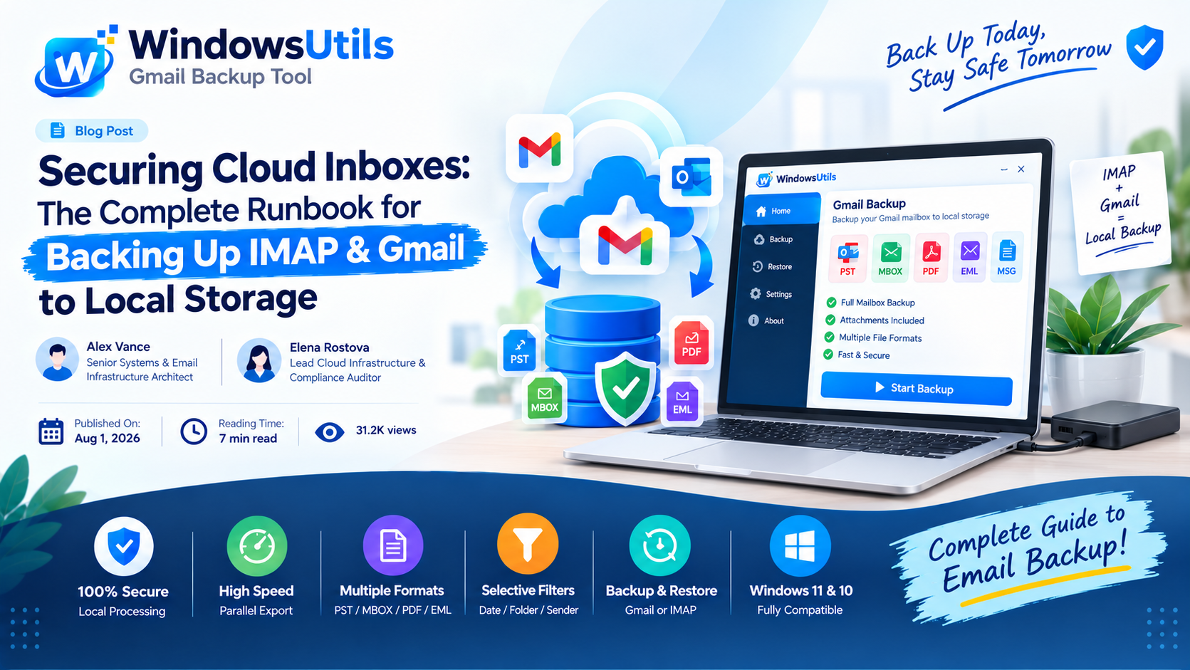 Securing Cloud Inboxes: The Complete Runbook for Backing Up IMAP & Gmail to Local Storage