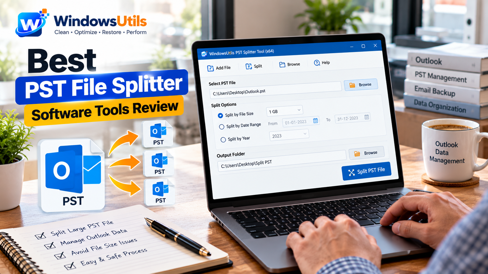 Managing Huge Mail Archives: The 10 Best PST Splitter Tools Evaluated & Ranked