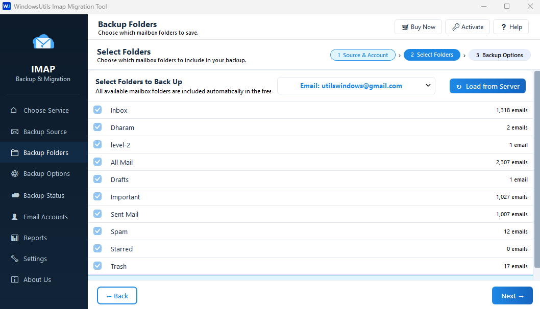 IMAP Migration Tool - Export Emails in Multiple File Formats