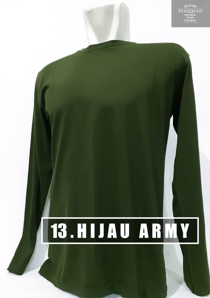 Gambar Baju Polos Warna  Hijau  Army  GAMBAR TERBARU HD