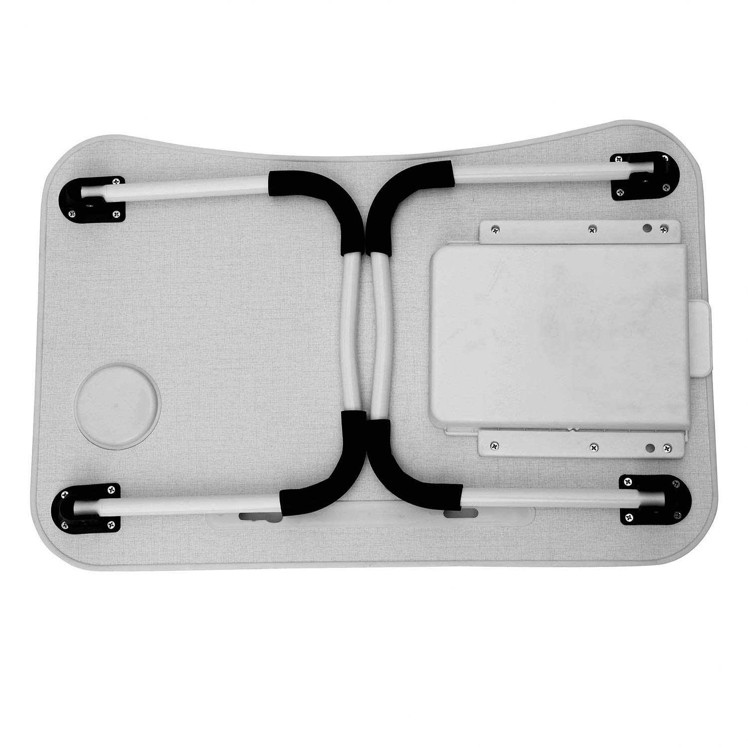 Laptop Table with Cup Holder | Drawer | Mac Holder | Table Holder Study Table, Breakfast Table, Fold