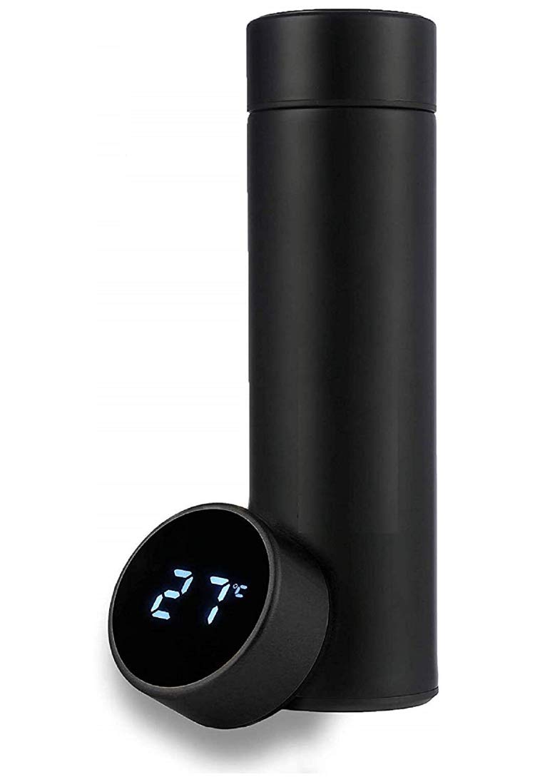 Water Bottle with LED Temperature Display