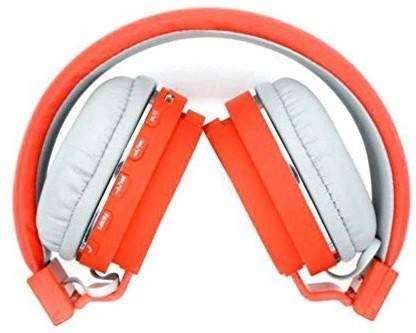 SH-12 Wireless Bluetooth Over the Ear Headphone with Mic (multicolour)