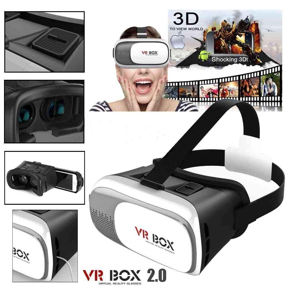 VR BOX Virtual Reality Headset Glasses Anti-Radiation Adjustable Screen Headband 2021 Latest VR Box