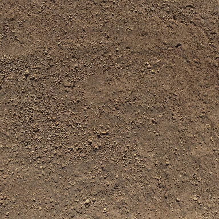 Overhead view of Screened Topsoil delivery