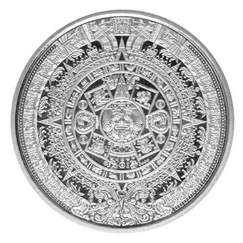 1/4 oz Aztec Calendar Silver Round (New)