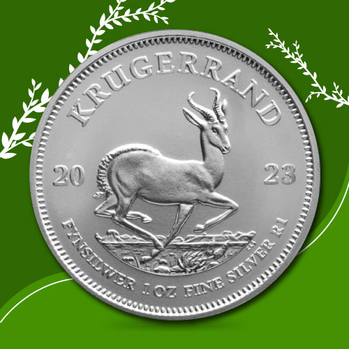 South African Silver Krugerrand Coins