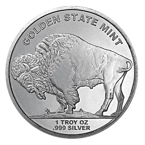 1 oz GSM Buffalo Silver Round (New)