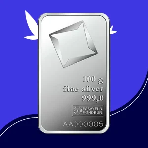 100 Gram Silver Bars