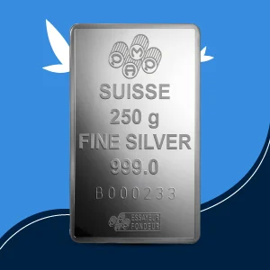 250 Gram Silver Bars