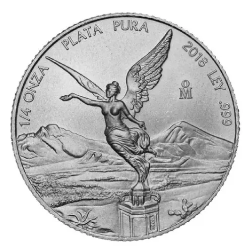 2018 Silver Mexican Libertad 1/4 oz BU