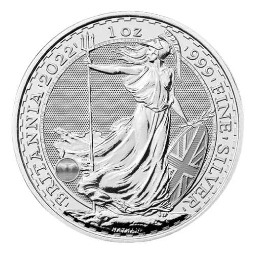 2022 1 oz British Silver Britannia Coin