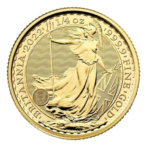 2022 1/4 oz British Gold Britannia Coin