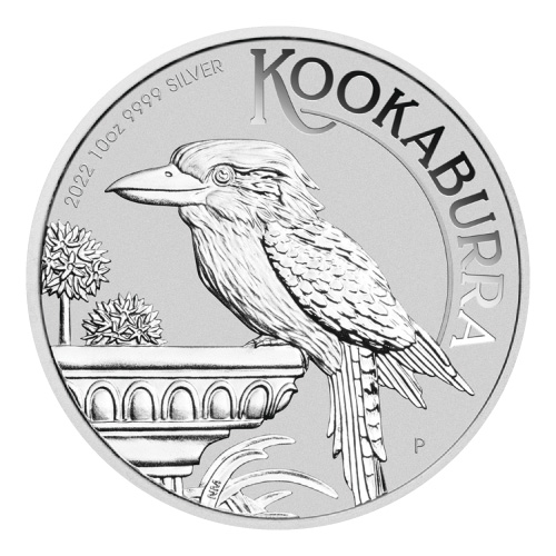 2022 10 oz Australian Silver Kookaburra Coin (BU)