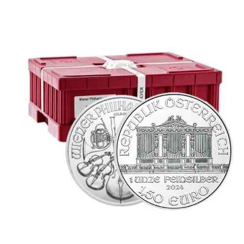 2024 1 oz Austria Silver Philharmonic Monster Box - 500 Coins