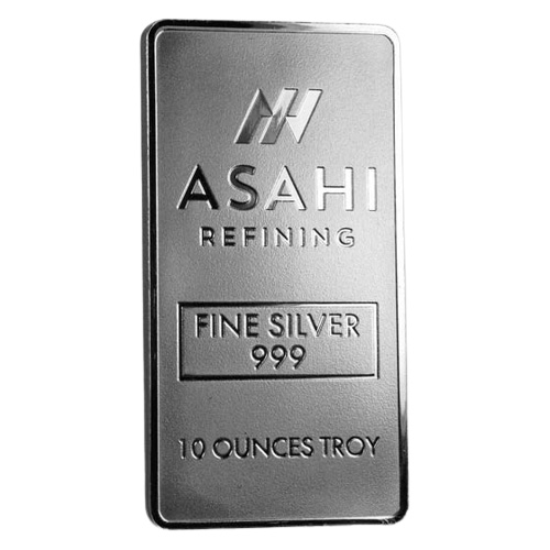 10 oz Asahi Silver Bar (New)