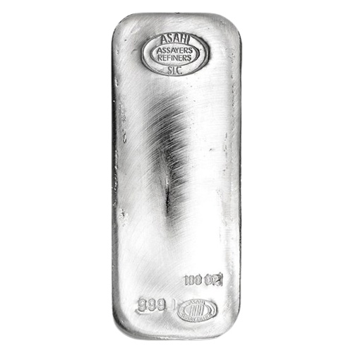 100 oz Asahi Silver Bar (New)