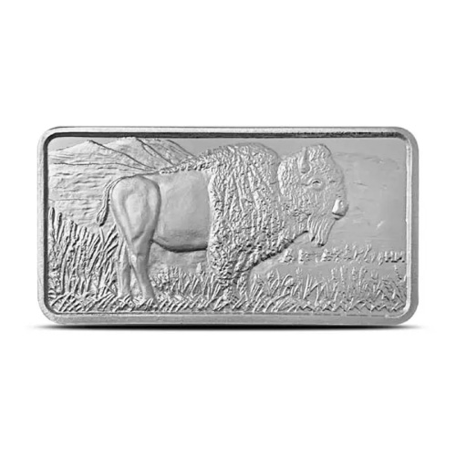 10 oz HM Buffalo Silver Bar (New)