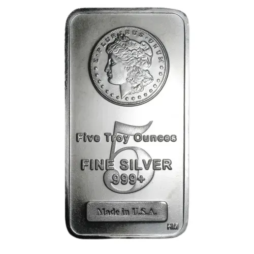 5 oz HM Morgan Silver Bar (New)