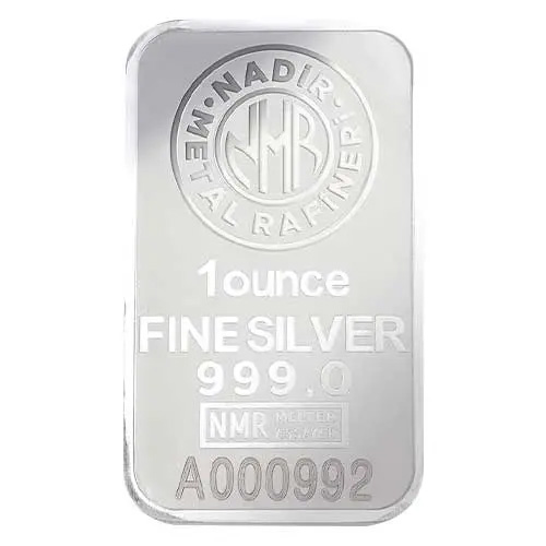 1 oz Nadir Silver Bar