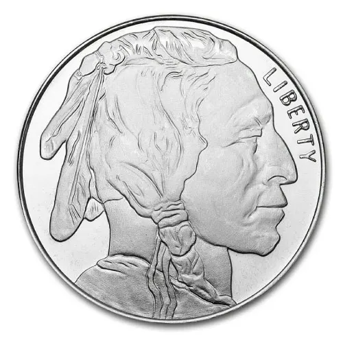 1 oz Buffalo Silver Round (New, .9999)