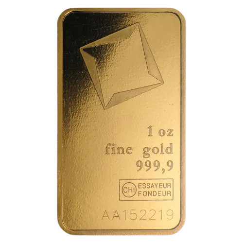 1 oz Valcambi Gold Bar (New w/ Assay)