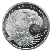 1/4 oz GSM Eagle Silver Round (New) 