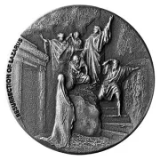 2020 2 oz Resurrection of Lazarus Biblical Silver Coin Series (New)