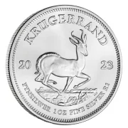 2023 1 oz South African Silver Krugerrand Coin (BU)